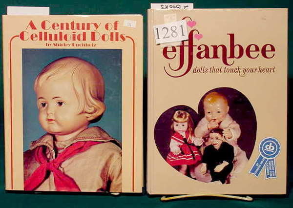 2 Doll Books: Effanbee & Celluloid Dolls NR: Please see the hundreds of other quality dolls in this sale! 2 Dolls books: Effanbee: Dolls That Touch Your Heart by Patricia Smith and A Century of Celluloid Dolls by Shirley Buchholz No Reserve! Not
