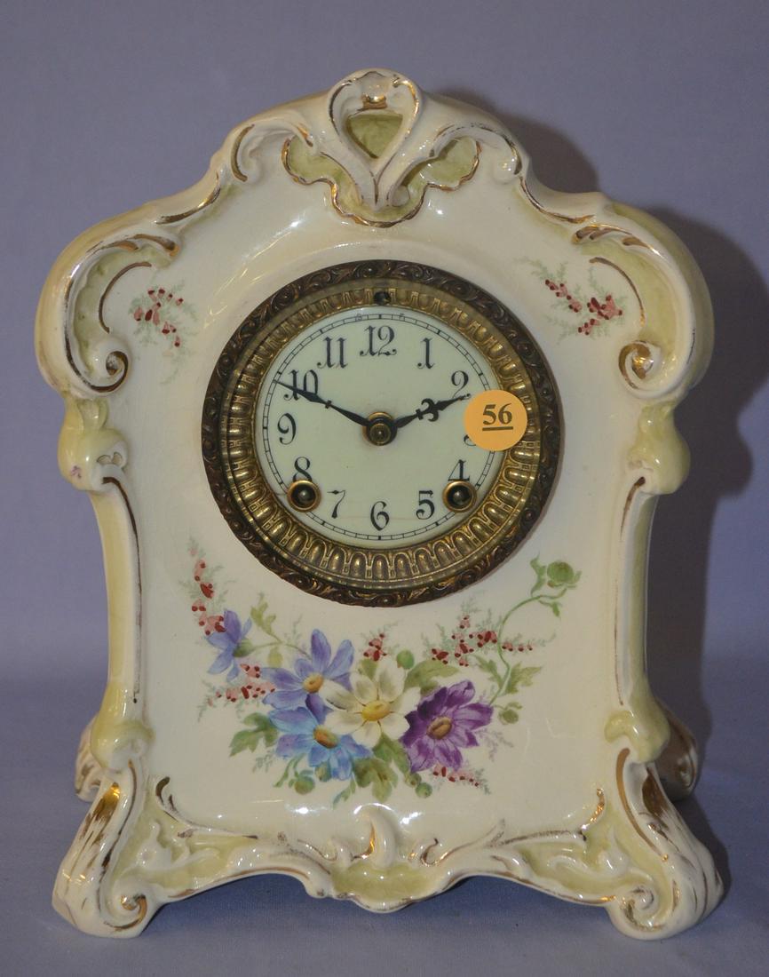 Ansonia (La Vendee) porcelain Mantle Clock Price Guide