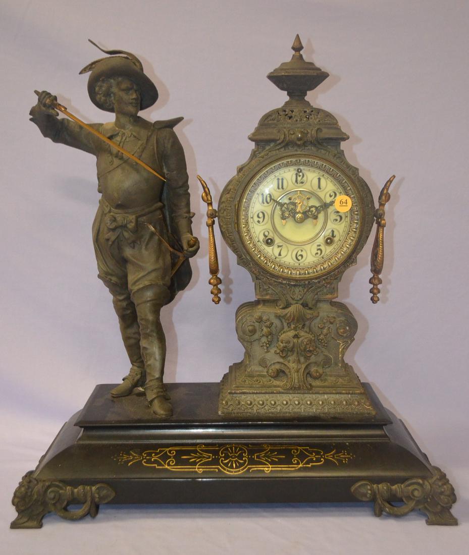 Antique Ansonia (Don Caesar) figure Clock (1 of 6)