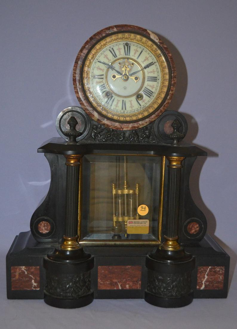 Antique Ansonia Slate Mantle Clock (1 of 6)