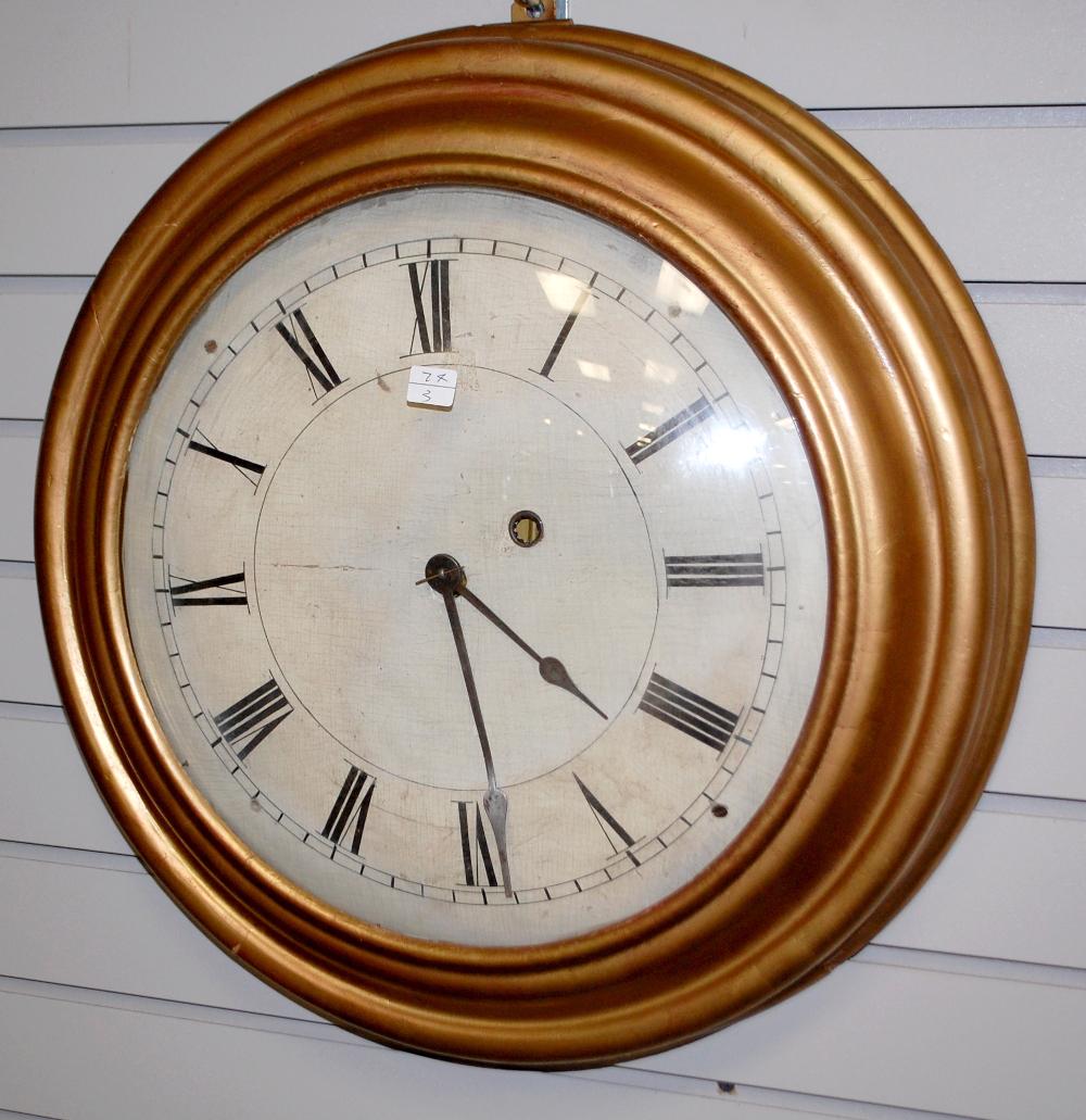 Antique Brewester & Ingraham Round Gallery Clock (1 of 7)