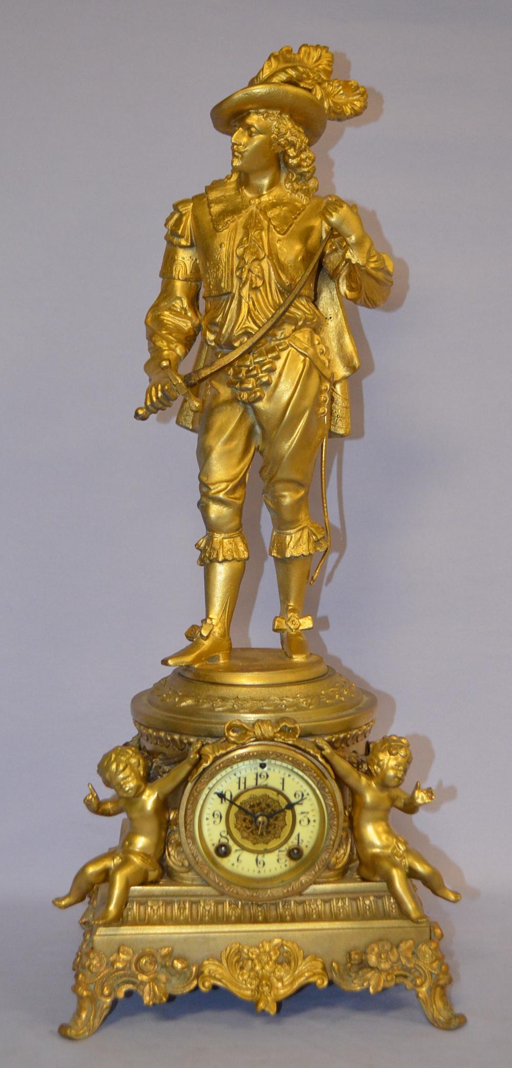 Antique Ansonia Don Juan figure Clock (1 of 6)