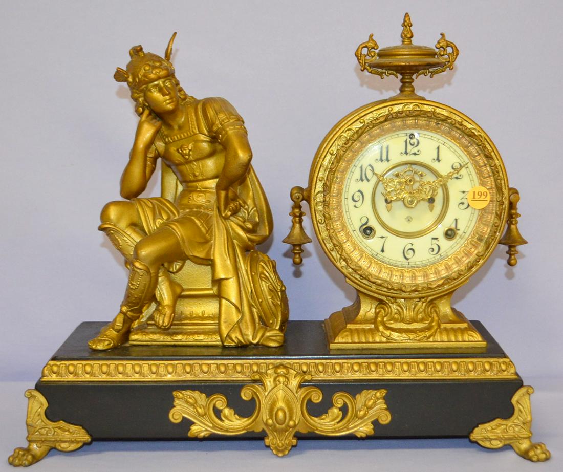 Antique Ansonia (Mercury) figure Clock (1 of 6)