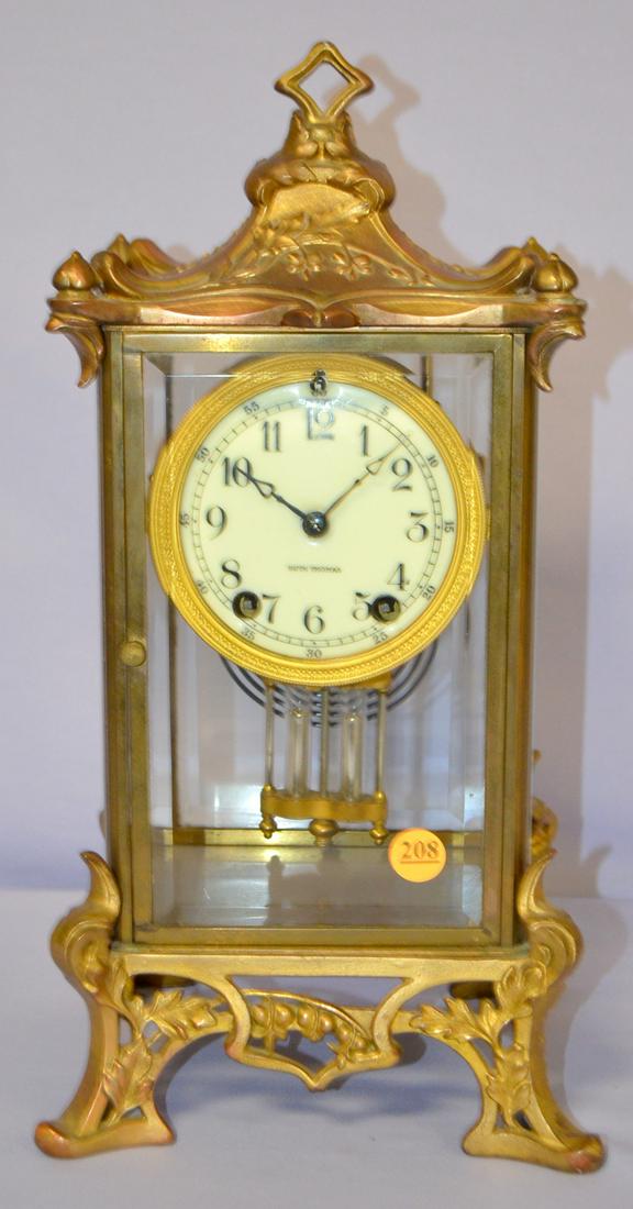 Antique Seth Thomas Emp #15 Crystal Mantle clock (1 of 5)