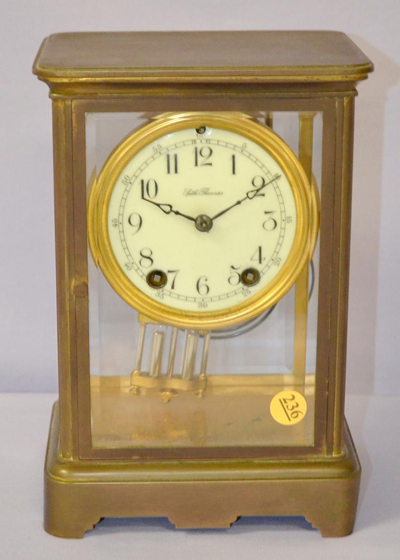 Antique Seth Thomas Empire Crystal Regulator clock