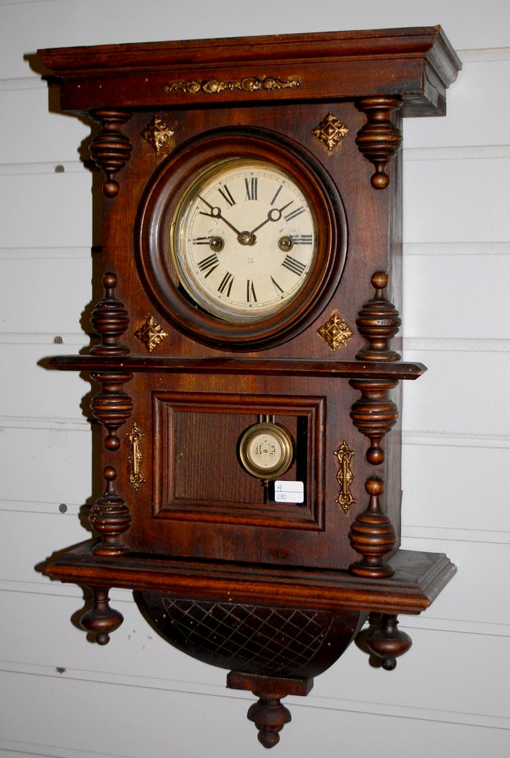 Antique Hamburg American Mini Vienna Clock