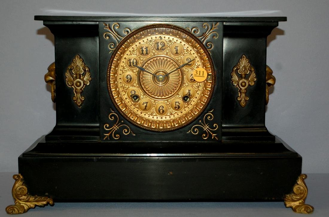 Antique Ansonia (Chester) Iron Mantle Clock