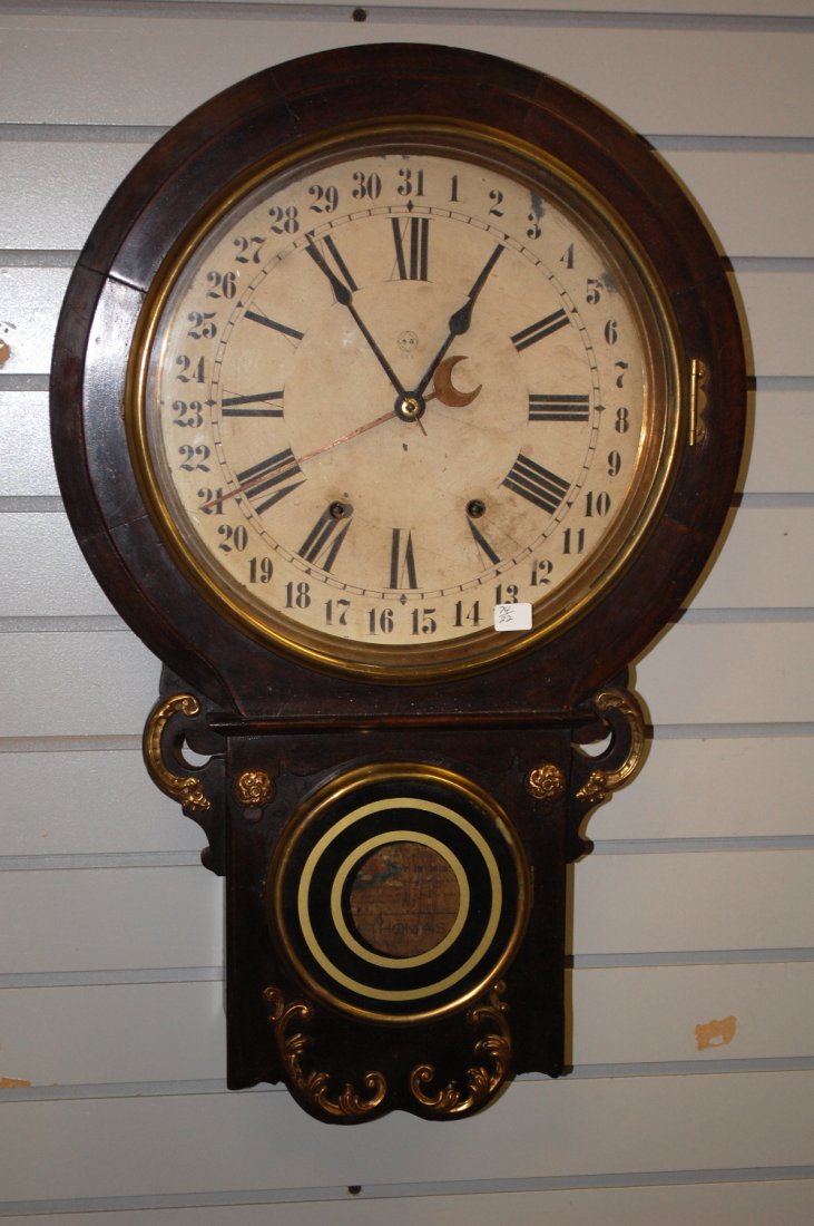 Antique Seth Thomas Rio Calendar Clock