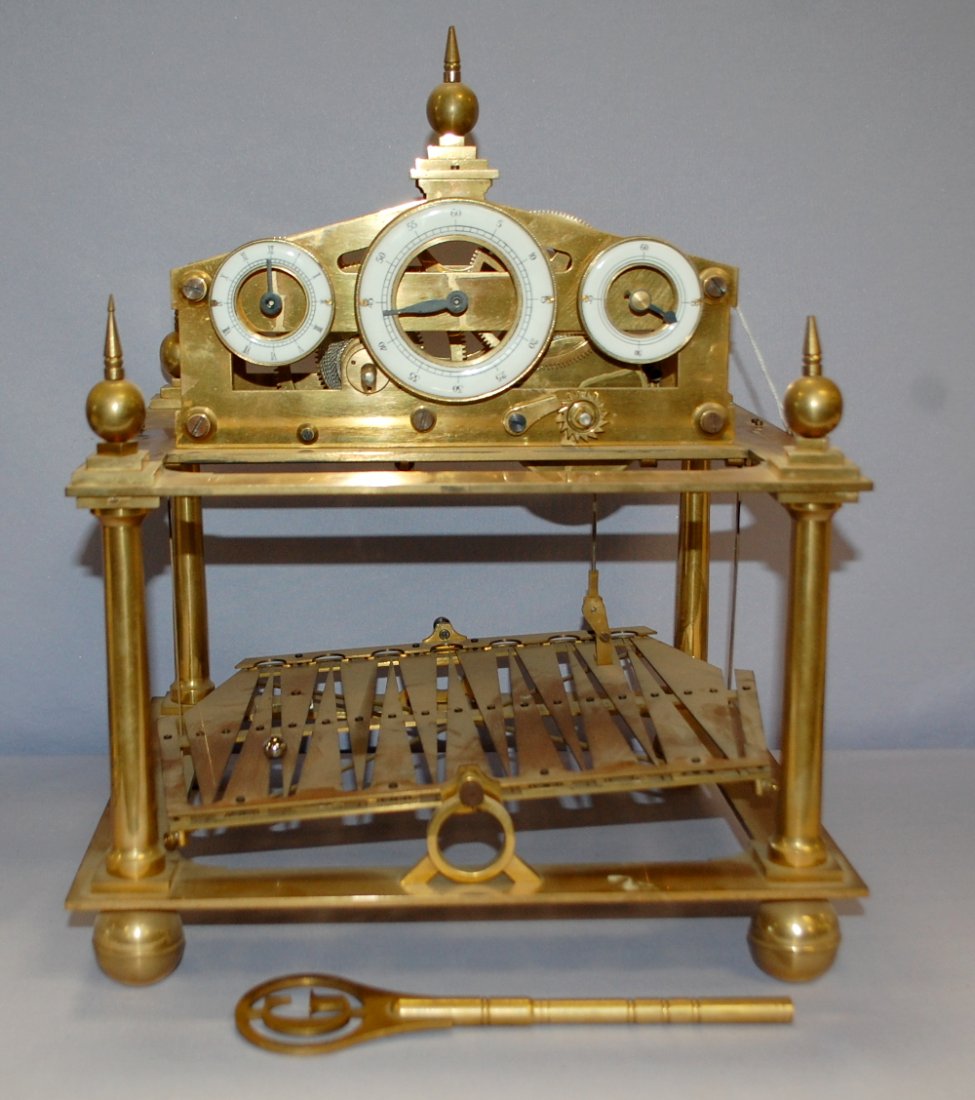 Vintage Brass "Ball Bearing" Clock (1 of 6)