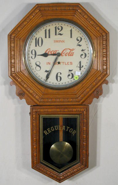 New Haven Coca Cola Bank Advertising Clock