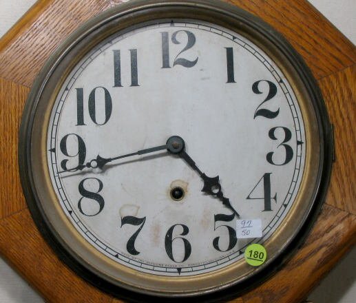 Sessions "Office" 10" Drop Octagon Wall Clock - 2