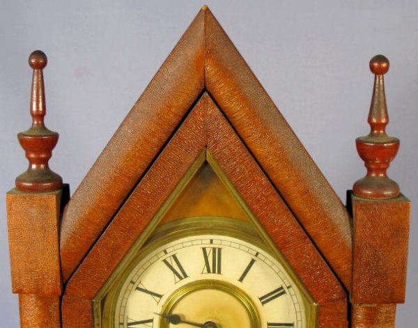 Ansonia "Sharp Gothic V.P." Steeple Clock - 2