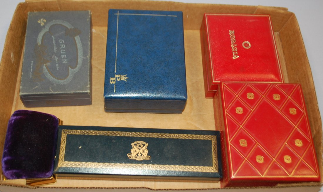 6 Watch Cases: 6 Watch Cases: Gruen, Girard Perregaux, Rodania, Paul Breguett