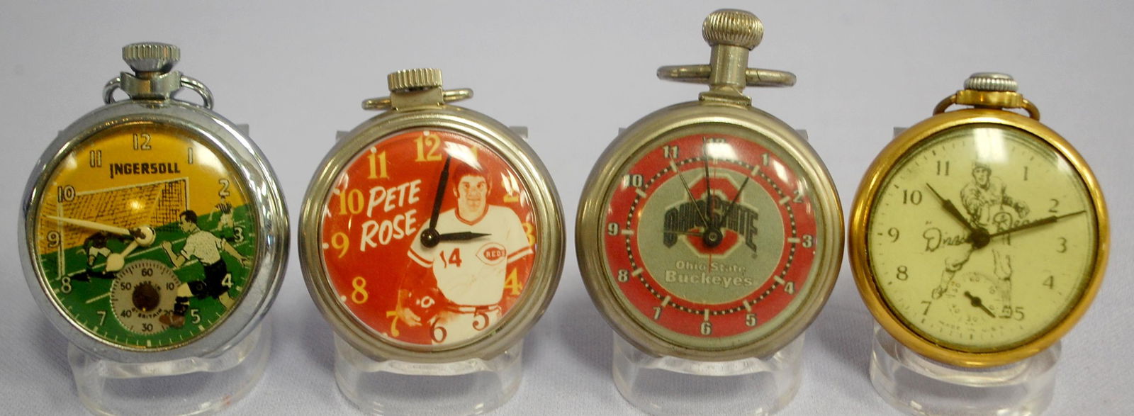 4 Pocket Watches with Sports Theme Dials (1 of 6)