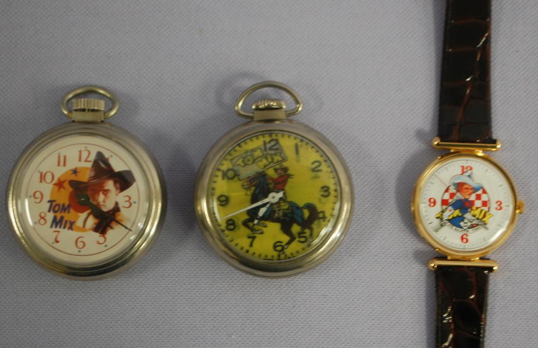 2 Tom Mix Pocket Watches and Wrist Watch (1 of 4)