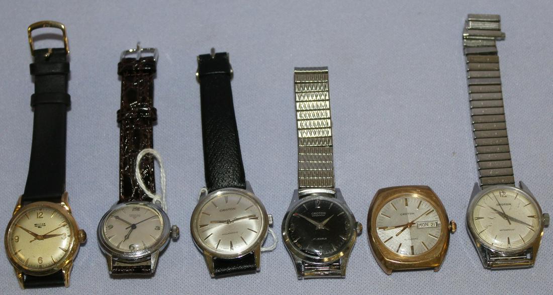 Lot of 6 Vintage Croton Wrist Watch (1 of 4)