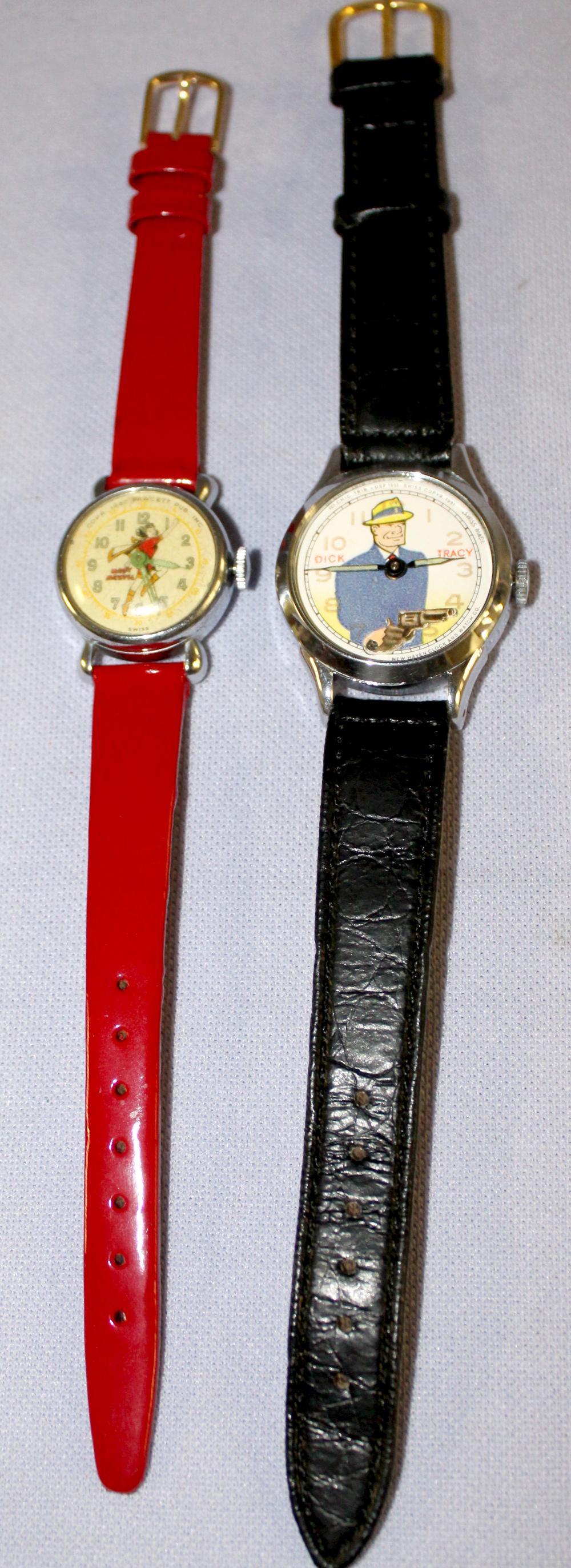 Dick Tracy & Mary Marrel Wrist Watches (1 of 2)
