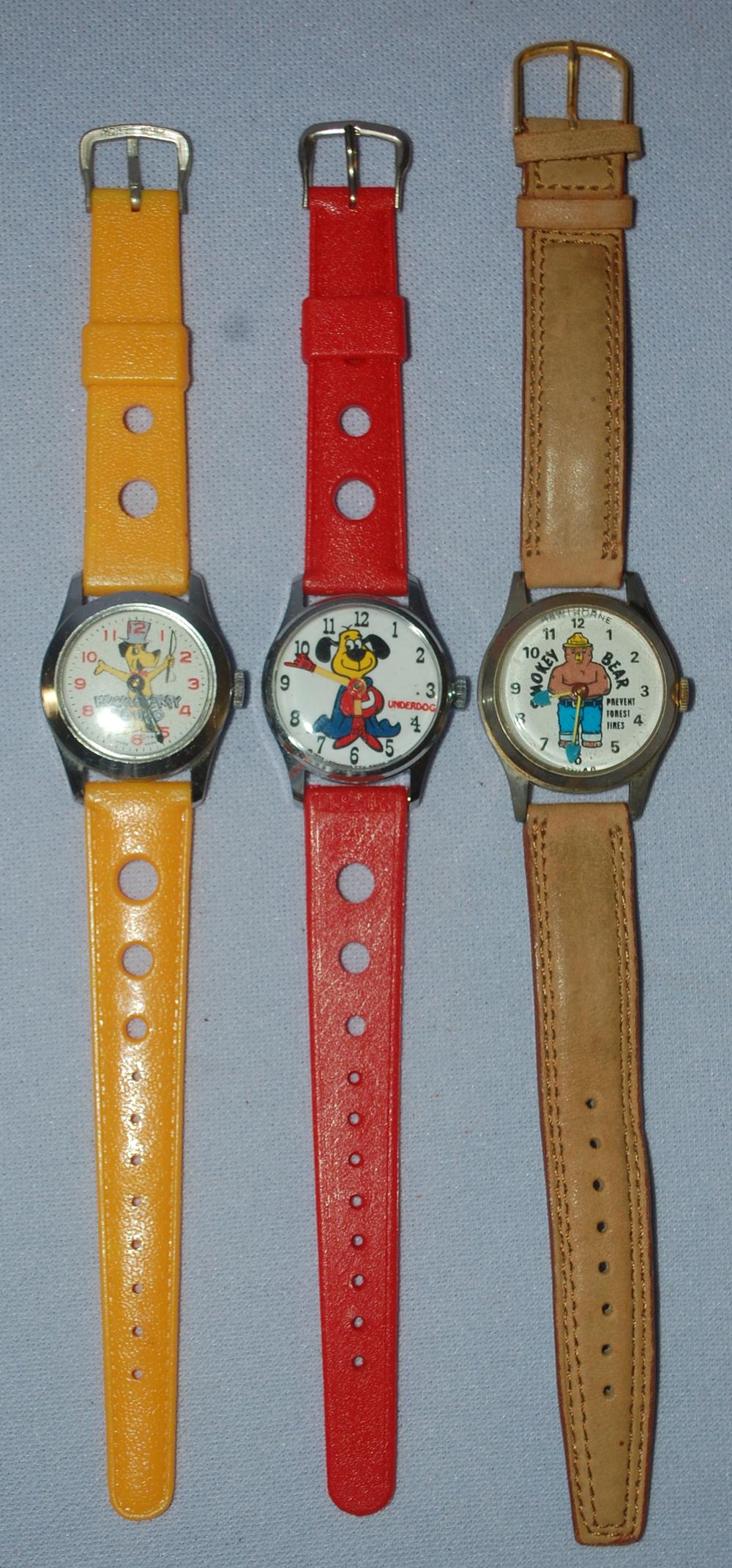 3 Wrist Watches with Characters From TV (1 of 2)