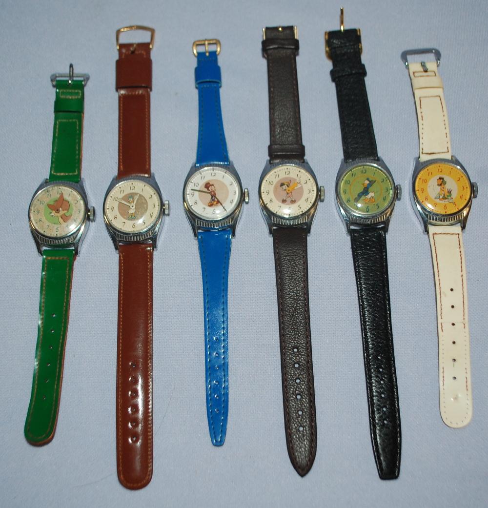 6 Cartoon Character Wrist Watches (1 of 4)