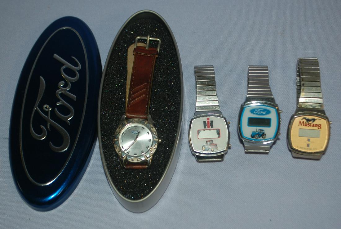 3 Ford & an IH Wrist Watches (1 of 3)