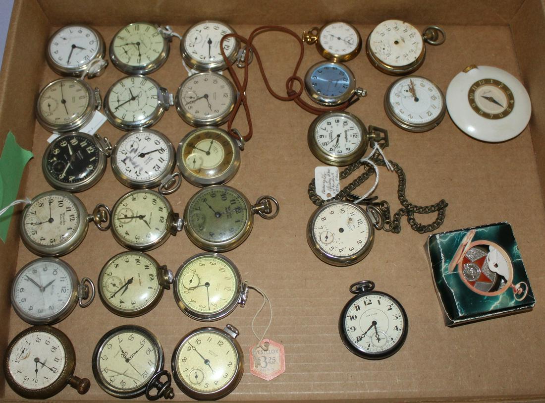 Lot of 27 "Dollar" Pocket Watches (1 of 5)