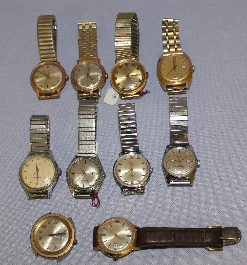Lot of 10 Timex Mens Wrist Watches (1 of 1)