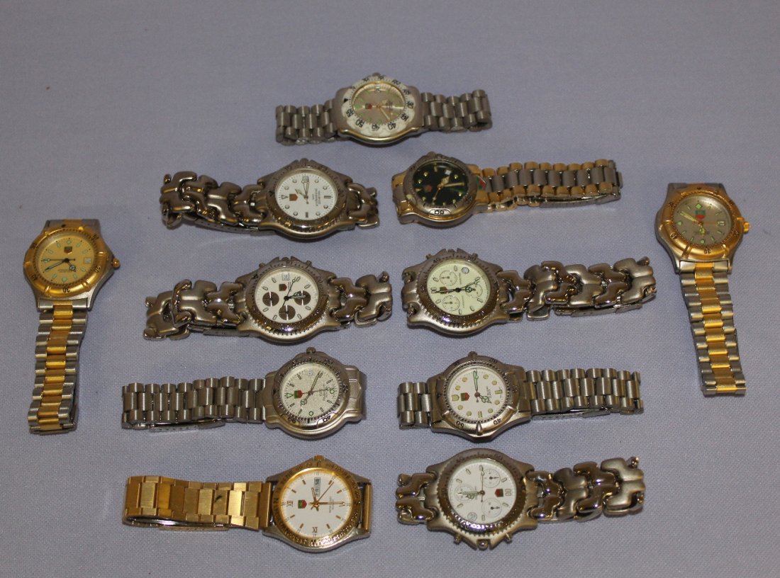 Lot of 10 Replica Tag Heuer Men's Wrist Watches (1 of 1)