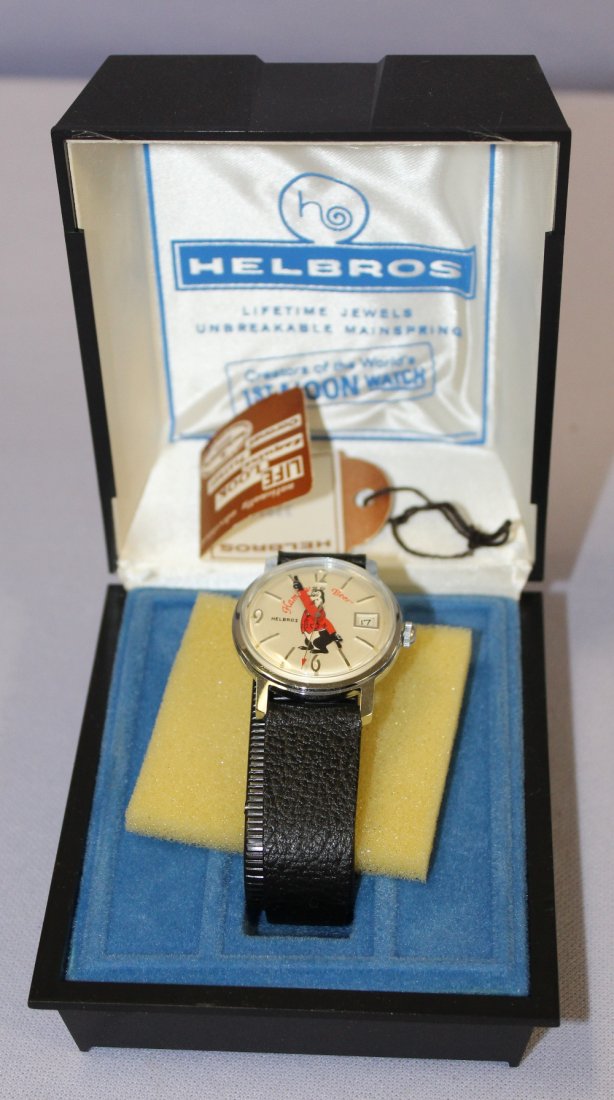 Vintage Helbros Hamms Beer Men's Wrist Watch (1 of 3)