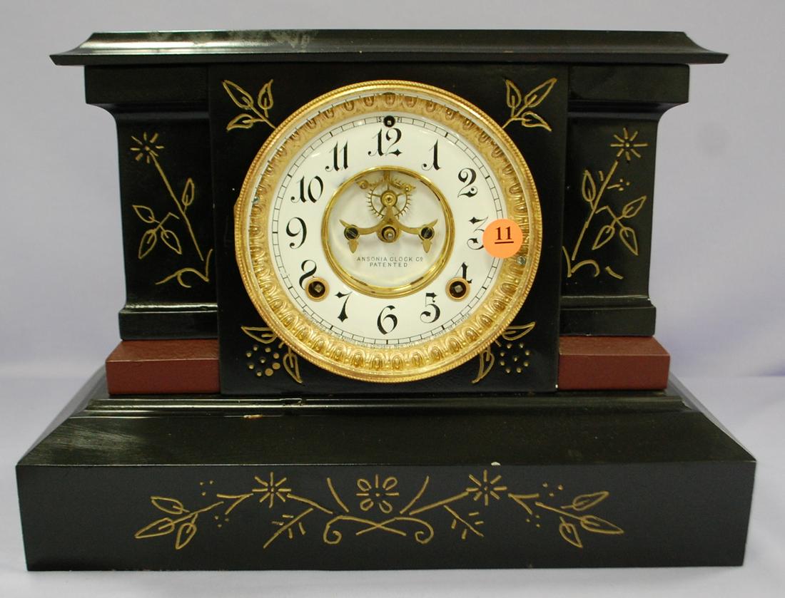 Ansonia Enameled Iron Mantle Clock Price Guide