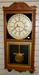 Antique Gilbert Calendar Wall Regulator Clock