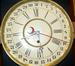 Antique Gilbert Calendar Wall Regulator Clock