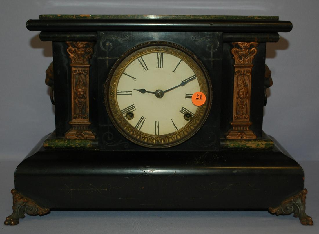 Antique Seth Thomas Adamantine Mantle Clock