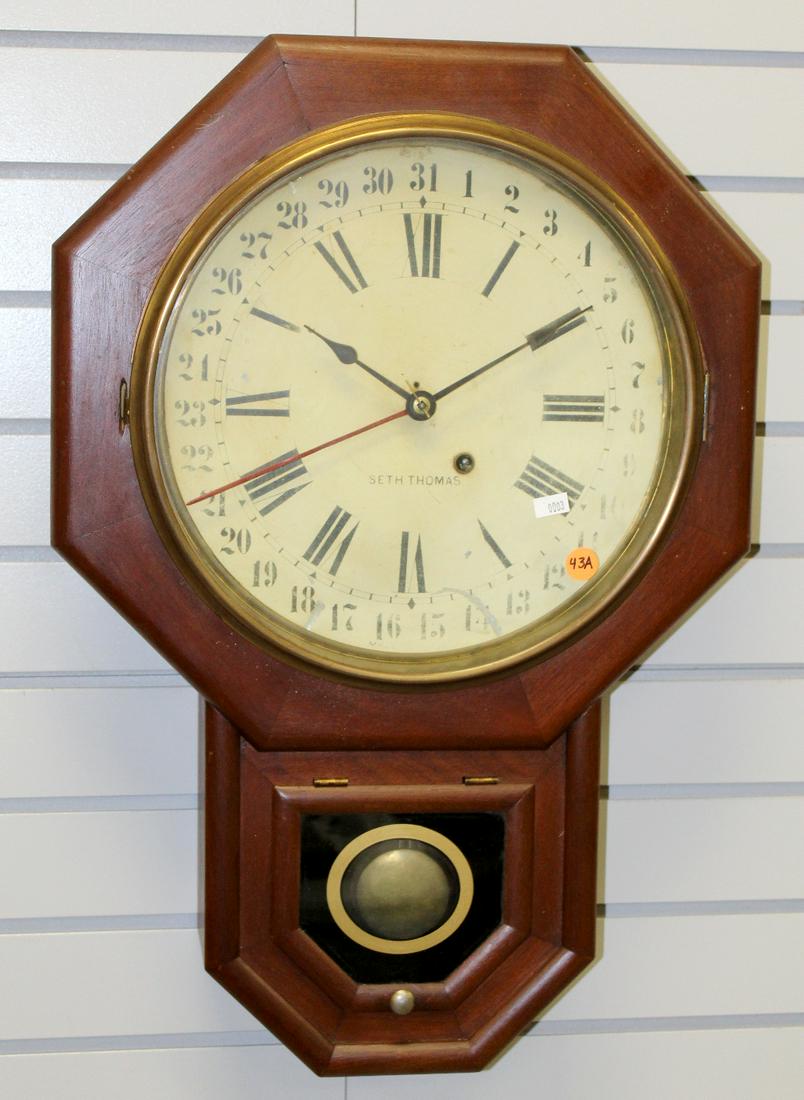 Seth Thomas Octagon Calendar Wall Clock Price Guide