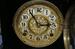 Antique Gilbert Black Enamel Mantle Clock