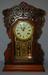 Antique Carved Oak Kitchen Clock