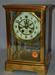 Antique Gilbert Crystal Regulator Clock