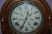 Antique Double Dial Calendar Shelf Clock