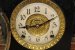 Antique Ingraham Black Enameled Mantle Clock