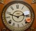 Antique Oak 2 Column Cabinet Clock