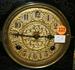 Antique Black Enameled Mantle Clock