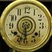 Antique New Haven Merchants Line Kitchen Clock