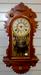 Antique Gilbert Walnut Kitchen Wall Clock