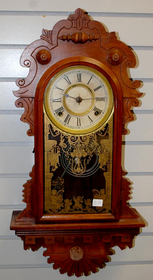 Gilbert Walnut Kitchen Wall Clock Price Guide