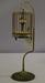 Vintage Bird Cage Clock w/ Stand