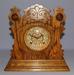 Antique Ansonia "Preston" Oak Cabinet Clock