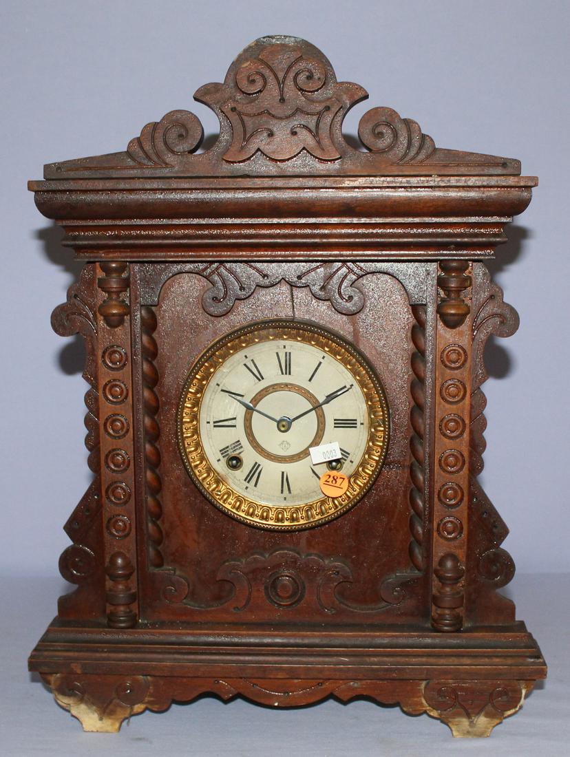 Ansonia “Norwich” Oak Mantle Clock Price Guide