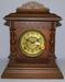 Antique Oak Carved Cabinet Clock