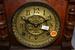 Antique Oak Carved Cabinet Clock