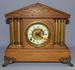 Antique Ansonia Oak Mantle Clock