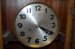 Antique Oak German Wall Box Clock